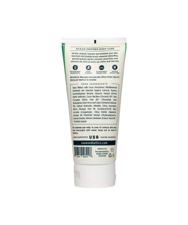 Seaweed Bath Co. Hydrating Exfoliating Body Scrub - Citrus Vanilla, 6oz | Vegan, Paraben-Free, Nutrient Rich - Buy Online on GoSupps.com