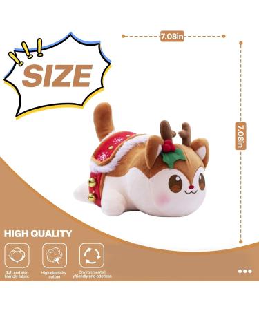 LAIBUY Cat Plush Pillow - Soft Kawaii Kitten Anime Hugging Pillow Cute Stuffed Animal Toy for Kids - Birthday and Christmas Gift (Deer) - Buy Online on GoSupps.com