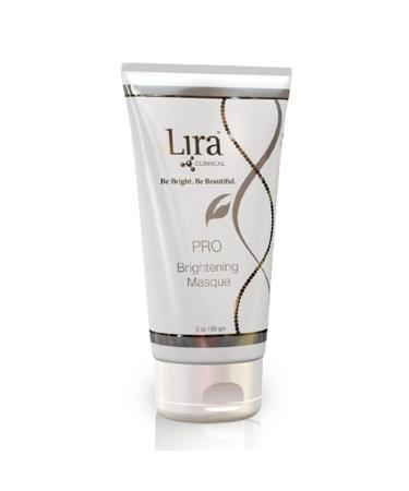 Lira Clinical PRO Brightening Masque - Hydrating Face Mask with Vitamin C Peptides & Hyaluronic Acid to Support Even Skin Tone Reduced Wrinkles & Deep Moisturization - 2 fl oz