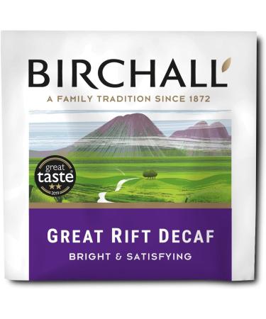 Birchall Great Rift Decaf Blend Tea Bags - Full Flavour English Breakfast Tea, 40 Plant-Based Tea Bags - Perfect Vegan Gift - Buy Online on GoSupps.com