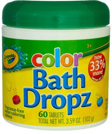 60 Ct Bath Dropz Water-Coloring Tablets 3.59 oz - Create Vibrant Bath Time Fun - Buy Online on GoSupps.com