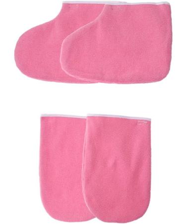FRCOLOR 2 Pairs Paraffin Bags for Hand Feet Boot Glove Hand Treatment Mitts Whitening Gloves Wax Care Mittens Cloth Booties Mittens Kids Wax Bath Gloves Foot Work Paraffin Wax - Buy Online on GoSupps.com