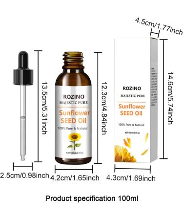 Buy Organic Bio-Sunflower Oil | Pure Aromatherapy Carrier Oil for Skin Care - Jikiaci - Buy Online on GoSupps.com