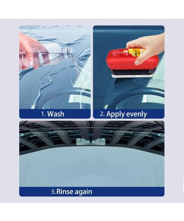 2024 New Gelmalls Glass Cleaner Glass Cleaning Board Glass Cleaning Wipe Board Automotive Oil Film Cleaning Brush Gelmalls Car Scratch Remover Gelmalls Oil Repellent Film for Car Windows (1Pcs) - Buy Online on GoSupps.com