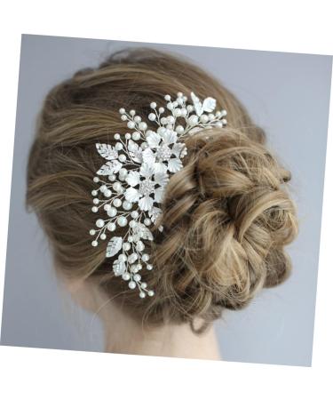 Didiseaon Hair Comb for Bride Hair Flower Combs Flower Hair Comb For Girl Friends Bridal Headwear Easy to Use Hair Comb Rhinestone Comb Pearl Headwear Hair Accessories European and American - Buy Online on GoSupps.com