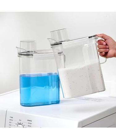 Laundry Detergent Dispenser Plastic Large Capacity Laundry Powder Storage Organizer with Lid Laundry Detergent Holder for Laundry Beads Oatmeal Pet Food - Buy Online on GoSupps.com