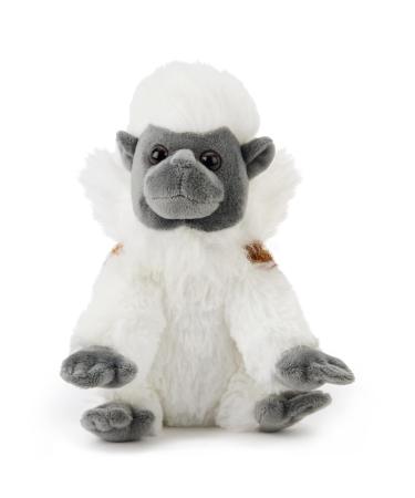 Zappi Co Plush Children's Stuffed Soft Cuddly Plush Toy-Part of Safari Animals Collection Perfect for Kids (35cm Length) (Cotton Top Tamarin)