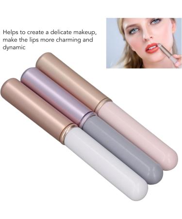 Lip Brush 3 Pieces Lip Brush Compact and Durable Round Head Easy to Clean with Lipstick Cover - Buy Online on GoSupps.com
