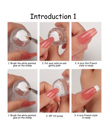 6-Piece Nail Art Plates Set - Stamping Stencils with Transparent Stamper & Scratch Tool | Plant & Animal Motifs for DIY Manicure - Buy Online on GoSupps.com