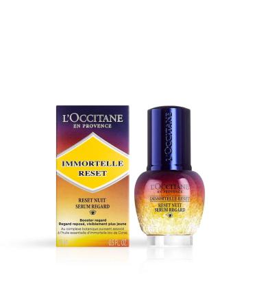 L'Occitane Immortelle Overnight Eye Serum 0.50 Fl Oz - Nourishing Eye Treatment - Buy Online on GoSupps.com
