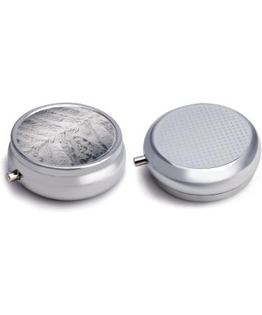 Travel Pill Box - 3 Compartment Portable Medicine Organizer for Purse & Pocket - White & Gray - Compact Pill Case for Travel - Buy Online on GoSupps.com