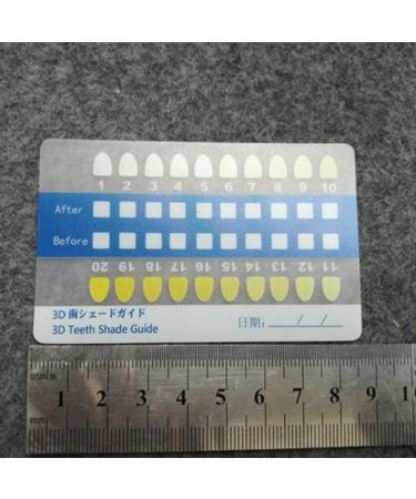 Healifty Porcelain Teeth Whitening Shade Guide - 40pcs Dental Equipment for Oral Care - Buy Online on GoSupps.com