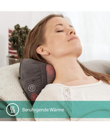 Salter Shiatsu Massage Pillow - Deep Tissue Massage Device with Heat for Back Shoulders Legs & Lumbar Relief | Targeted Muscle Relaxation - Buy Online on GoSupps.com