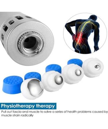 Shock Wave Therapy Device | Professional Deep Tissue Massager with 7 Heads - Effective Muscle Pain Relief & Relaxation | International Shipping Available - Buy Online on GoSupps.com