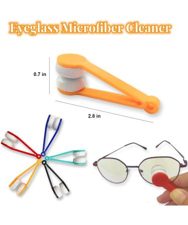 15Pcs Mini Eyeglass Cleaner Brush & Microfiber Tool - Perfect for Glasses & Sunglasses Accessories - Buy Online on GoSupps.com