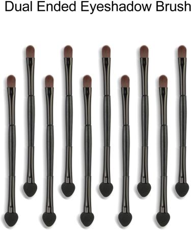 Double-sided Eyeshadow Brush Eyeshadow Applicator Brush Easy to Color 20 Pieces Soft Hair for Daily Use - Buy Online on GoSupps.com
