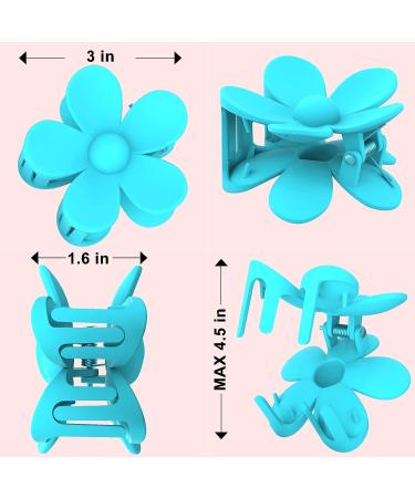 12Pcs Flower Hair Clips: Cute Nonslip Jaw Clips for Women & Girls - Strong Hold for Thin to Thick Hair - 12 Colorful Hair Accessories - Buy Online on GoSupps.com
