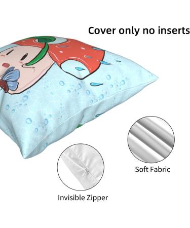 YYHHAOFA Sunflower Seeds and Mushroom Pattern Universal Pillowcase for All Seasons 16"x16" : Soft and Comfortable Suitable for car Sofa Black 16"x16" - Buy Online on GoSupps.com