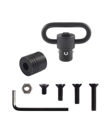 JIALITTE QD 1'' Swivels Mount Quick Detach Loop Base Kit with 4 Screws + 1 nut + 1 Wrench