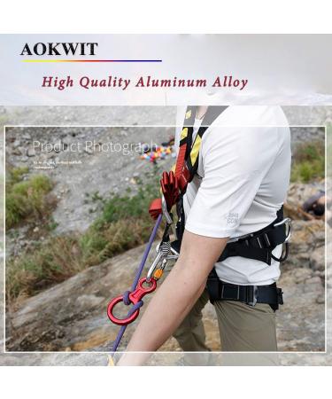 AOKWIT Rescue Figure 8 Descender | 35KN/3500kg | 7075 Aluminum Alloy | Climbing Gear for Belaying and Rappelling | Red - Buy Online on GoSupps.com