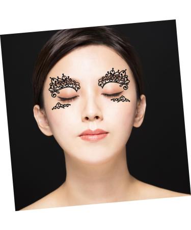 FOMIYES 9 Pairs Lace Eyeliner Stickers Black Eye Sticker Eye Liner Sticker Popularity 13X6cmx3pcs Blackx3pcs - Buy Online on GoSupps.com