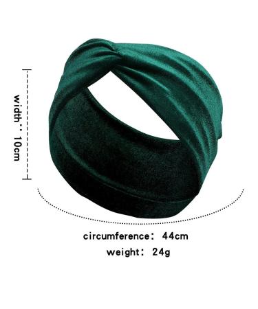 Fashionable Purple Velvet Turban Headband - Soft Elastic Monochrome Hair Accessories for Yoga & Sports - Buy Online on GoSupps.com