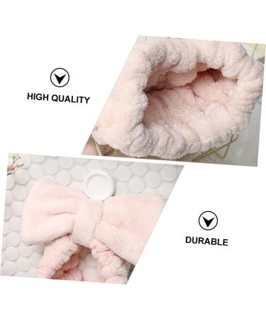 Baluue 3 Sets Dry Hair Towel Set Home Shower Ball Esponjas Para El Cuerpo Bath Ball Pink Twisted Yarn - Buy Online on GoSupps.com