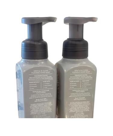 Bath & Body Works MAHOGANY APPLE Gentle & Clean Foaming Hand Soap Autumn Scents 8.75 fl oz Pack of 2 - Buy Online on GoSupps.com