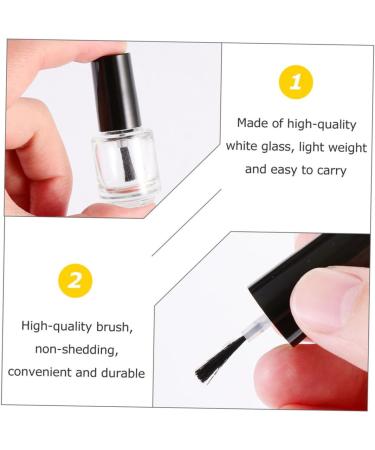 PRETYZOOM 25 pi ces Flacons Vides Vernis Ongles avec Bouchon tanche Contenants R utilisables pour Stockage Nail Art et Gel Professionnel pour DIY - Buy Online on GoSupps.com