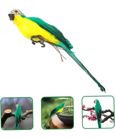 TOYANDONA 5pcs Ornament Bird Artificial Vivid Feathered Green Statue for Supply Figure Home Lifelike 20x5cmx5pcs Greenx5pcs - Buy Online on GoSupps.com