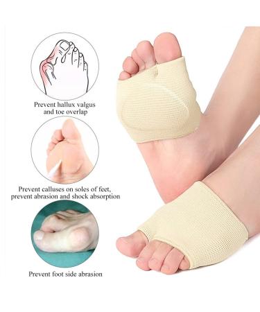 Metatarsal Cushion Padding - Soft Forefoot Pads for Pain Relief | Comfortable Ball Cushions for Men & Women - 1 Pair - Buy Online on GoSupps.com
