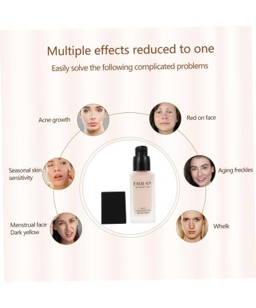Healeved Liquid Foundation Makeup Foundation Women Foundation Fluid Natural Finish Foundation Black Glass - Buy Online on GoSupps.com