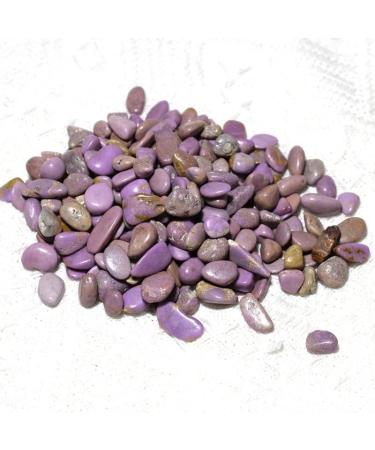 Natural Crystal Rough Home Natural Crystal Tumble Stone Polished Purple Phosphorite Gravel (Size : 300g)