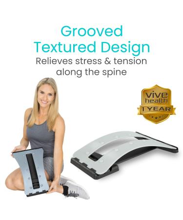 Vive Back Stretcher & Cracker Device - Posture Corrector for Neck & Lumbar Pain Relief Herniated Disc & Spinal Stenosis - Orthopedic Spine Extension Tool - Buy Online on GoSupps.com