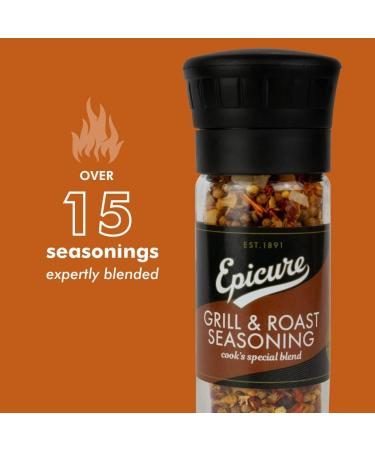 Epicure Grill & Roast Seasoning Freshly Ground Seasoning Grinders 50 g (Pack of 6) Grill & Roast Seasoning 50 g (Pack of 6) - Buy Online on GoSupps.com
