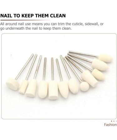 Beavorty 1Set nail polish manicure tools faux nails Nail sanding bits Sturdy grinding heads manicure kit nails drill bits pedicure drill bits wool felt nail drill bit Nail File Bit electric - Buy Online on GoSupps.com