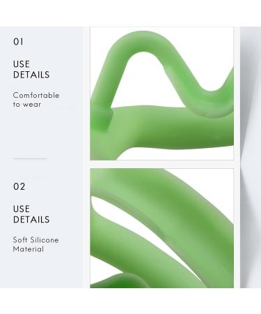 Silicone Soft Intraoral Lip Cheek Orthodontic Tooth Expander - 1pc Green | Buy Now for International Shipping - Buy Online on GoSupps.com