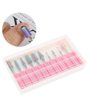 SONEW 10PCS Nail Art Grinding Head Set - Dead Skin Removal & Manicure Tools for Acrylic Gel Nails | Salon-Quality Pedicure Supplies - Buy Online on GoSupps.com