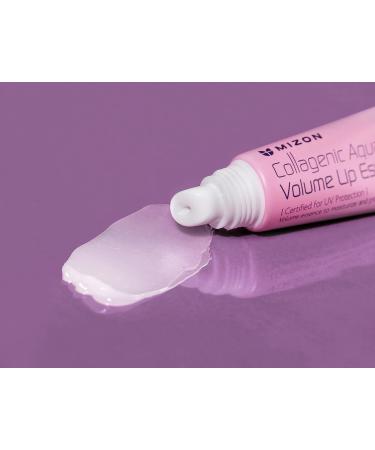 MIZON Collagenic Aqua Volume Lip Essence - Moisturizing & Soothing Lip Balm with UV Protection - Anti Aging Treatment (0.35 Oz) - Buy Online on GoSupps.com