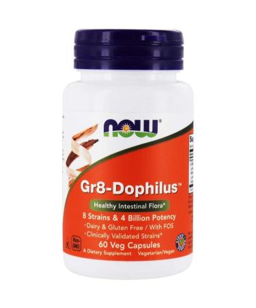Now Foods Gr8-Dophilus 60 Veg Capsules