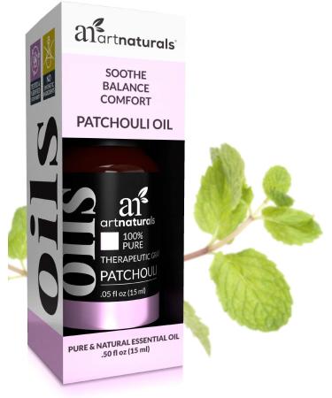 Artnaturals Patchouli Oil 0.5 fl oz - Pure Essential Oil for Aromatherapy & Skincare - Buy Online on GoSupps.com
