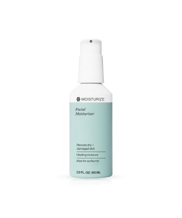 Dermasport Facial Moisturizer for Swimmers - A Non-Greasy Non-Oily Vitamin-Infused Face Cream Hydrating Lotion for All Skin Types with Anti-Aging Complex (2.0 fl oz)