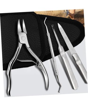 SOESFOUFU 1 Set Manicure 2-piece Set Nail Clippers Trimmer Pedicure Nail Scissors Cuticle Nippers Home Nail Pliers Pedicure Nursing Nail Trimmer Slicer Stainless Steel Double Head - Buy Online on GoSupps.com