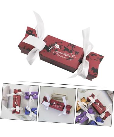 ULTECHNOVO 50pcs Boxes Graduation Candy Box Gift Boxes Candy Case Graduation Treat Boxes Candy Supply Party Candy Holder Graduation Party Favor Boxes Multifunction Container Paper 1 count (Pack of 1) Red - Buy Online on GoSupps.com