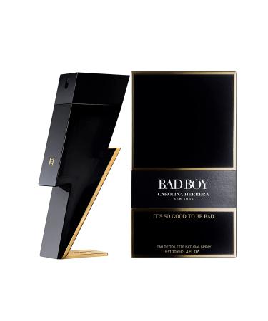 Carolina Herrera Bad Boy Fragrance For Men - Seductive Oriental and Spicy Scent - Ideal for Evening Wear - 3.4 oz EDT Spray - Buy Online on GoSupps.com