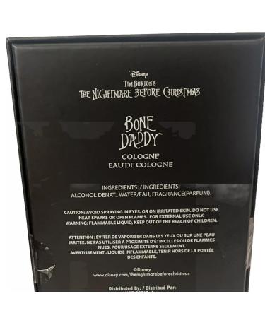 NIGHTMARE BEFORE CHRISTMAS JACK BONE DADDY 3.4 OZ COLOGNE SPRAY - Buy Online on GoSupps.com