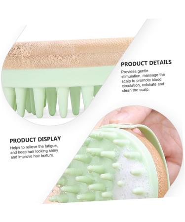 Buy Magiclulu 3ST Shampoo Brush - Scalp Massager & Hair Washing Tool | Eco-Friendly Bamboo - Buy Online on GoSupps.com