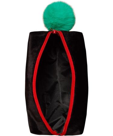 Friends TV Show Velvet Make-Up Bag for Women | Soft Cosmetic Storage | Double-Sided Black Design for Toiletries & Pencils - Buy Online on GoSupps.com