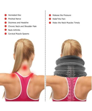 Tosssper Neck Traction Device & Inflatable Cervical Collar - Pain Relief & Support for Head & Neck Health - Buy Online on GoSupps.com