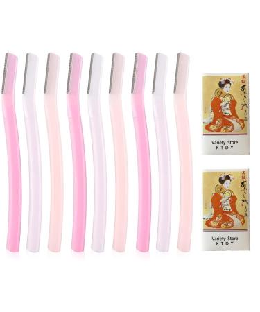 Facial Razor Large for Women Pack of 9(3pcs x 3 packs) Includes MAYAX Original Oil Blotting Paper japan import